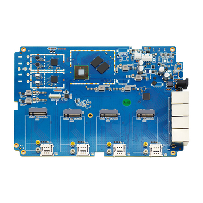 Контрольная панель автомата 4 SIM стабилизированная, противоинтерференционная доска PCB маршрутизатора