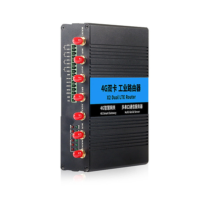 Двойной маршрутизатор сети маршрутизатора RS232 RS485 ворот SIM-карты 4G промышленный
