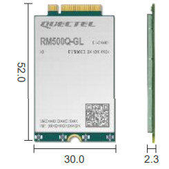 Модуль модема сотовой связи IoT 5G 2,5 Гбит/с RM500Q-GL Практичный B46 LAA
